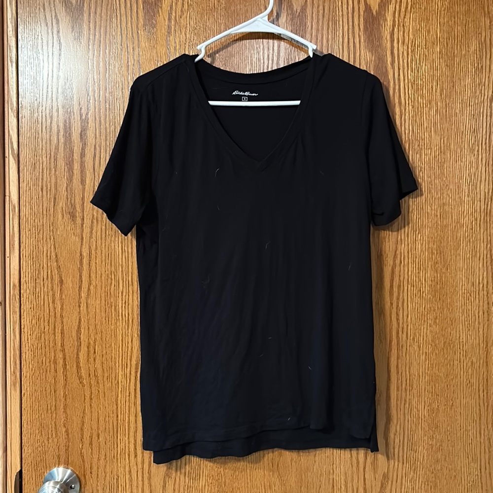Eddie bauer V-neck short sleeve top